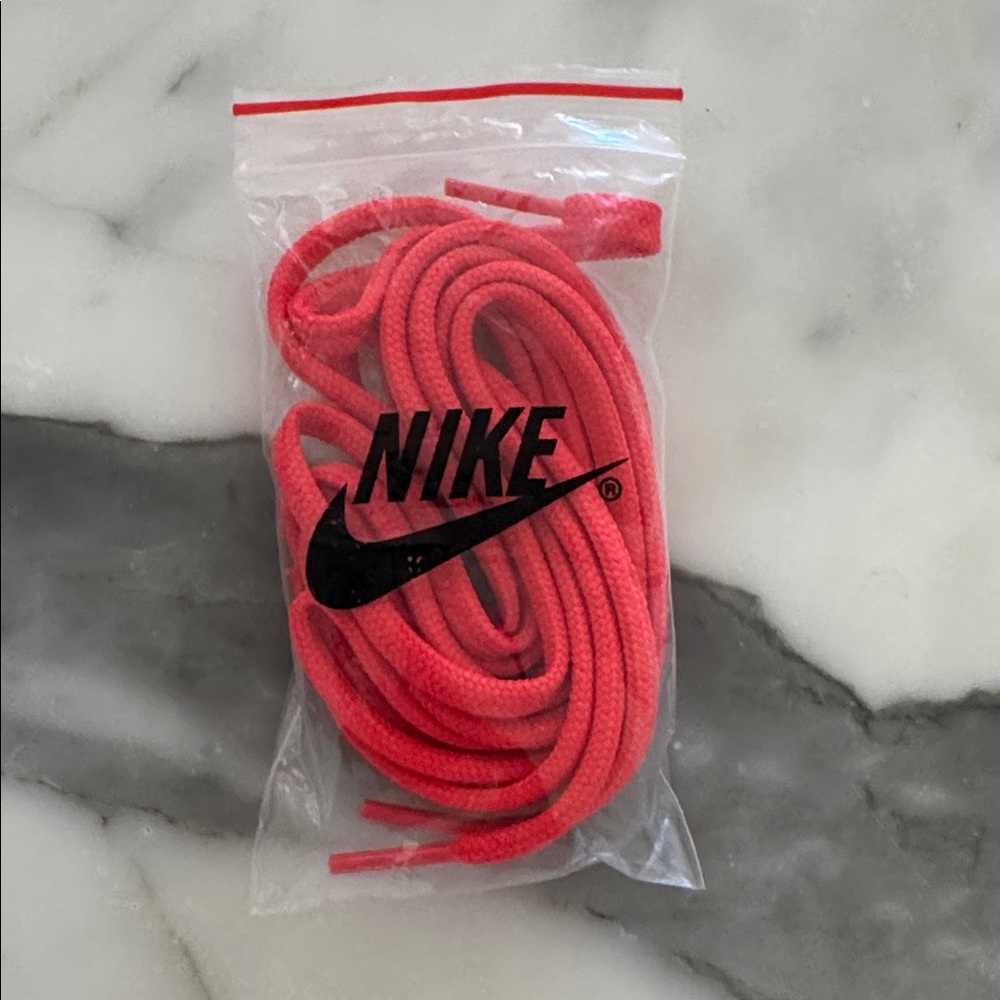 Nike Hot Pinkish Red Flat Shoelaces 48” Replacement Shoe Laces Sneakers Athletic